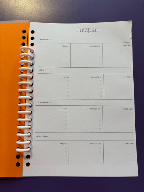 Journal - Putzplan