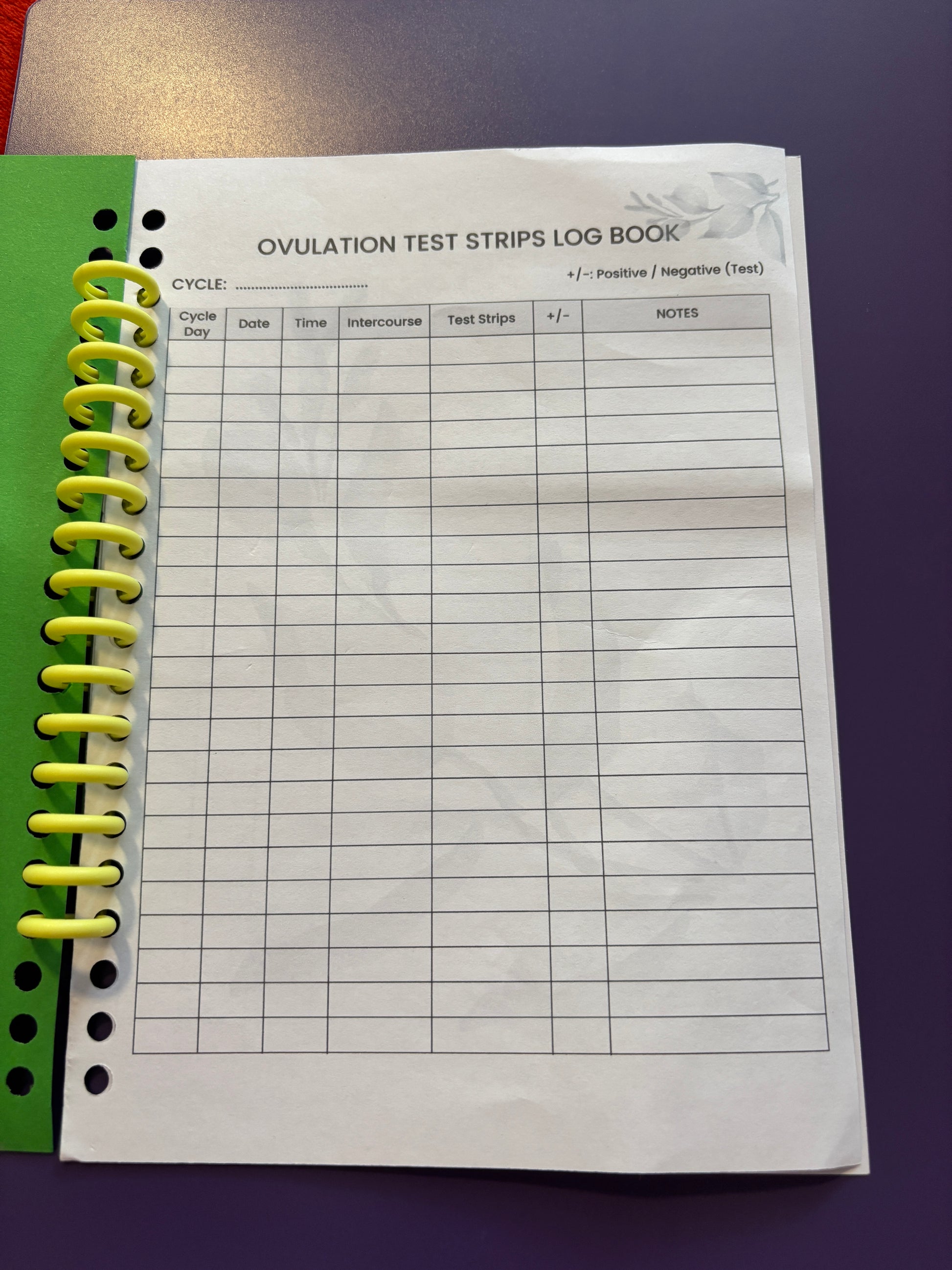 Journal - Ovulations Kalender